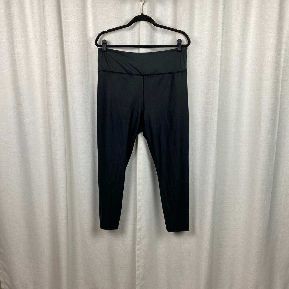Zyia Black Metallic Light n Tight 7/8 Leggings Sz.20 - Picture 4 of 14